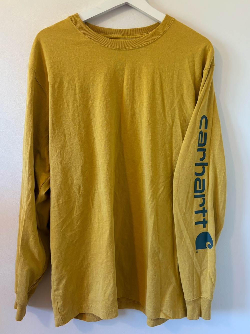 Carhartt Loose Fit Heavyweight Long-Sleeve Logo Graphic T-Shirt Men’s M